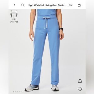 FIGS XL Ceil Blue Scrub Pants Like NEW